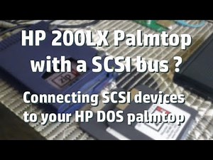 HP 200LX: Connecting SCSI devices to your Palmtop part 1 of 2