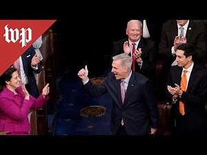 House elects McCarthy as speaker after 15 rounds on fourth day of voting - (FULL LIVE STREAM)