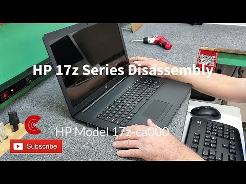 HP 17.3 inch Laptop Disassembly 17z Series