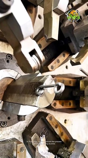 Making Spring Buckle Bending Process | Good Tools and Machinery Make Work Easy