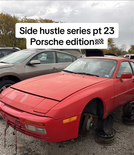Exploring the 1987 Porsche 944 at the Junkyard