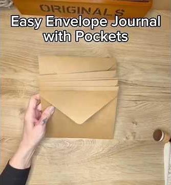Easy Envelope Journal with Pockets