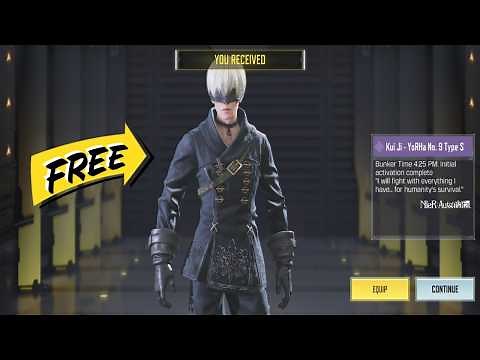HOW TO GET FREE KUI JI - YoRha's No. 9 Type S, Lunar Tear Camo in NieR: YoRha's Counterattack