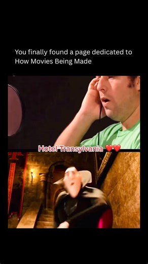 How Movies Being Made on Instagram: "In Hotel Transylvania, Count Dracula’s exaggerated movements and expressions start inside a quiet recording booth. Voice actors perform alone, using broad gestures, facial expressions, and physical comedy to shape timing and emotion. Animators later study these recordings closely, translating every pause, shout, and breath into Dracula’s iconic animated performance. Behind the scenes, multiple takes are recorded for each line, often with different energy leve