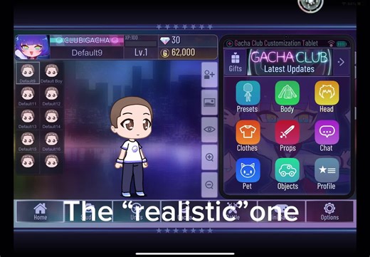 Different gacha styles💀👀