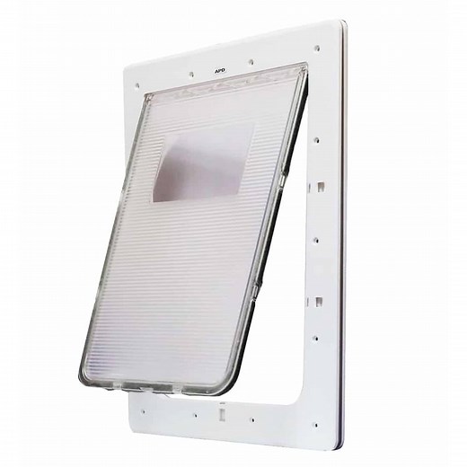 Large Rectangle Dog Door White – Easy Access for Larger Pets