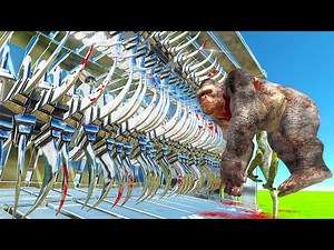MEAT GRINDER Destroys Every Unit - Animal Revolt Battle Simulator