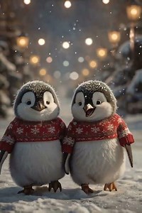 What Happens When Penguins Wear Sweaters? #cute #cuteanimals #penguin#viral #shorts