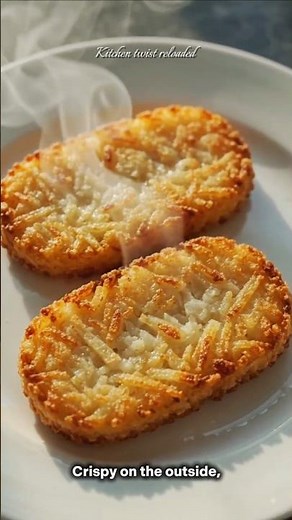 Crispy Hash Browns At Home 🥔 #shorts #youtubeshorts #easyrecipes