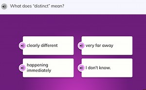 What does "distinct" mean?clearly differentvery far awayhapp... | Filo