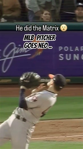 MLB Pitcher goes NEO on line drive hit #mlb #reels #shorts #viral #pitcher #newreel #viralreels