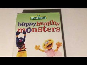 Sesame Street * happy healthy monsters * VHS Movie Collection