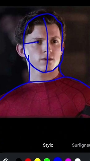 On apprend à dessiner Spider-Man étape par étape.🕷 #art #drawing #short