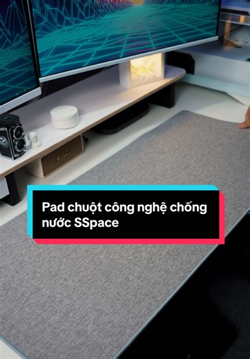 Pad chuột nỉ kháng nước SSpace cho góc làm việc hoàn hảo