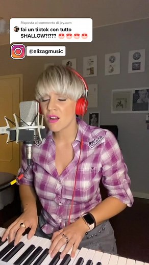 On request! 💕 Rispondi a @jey.aam #shallowladygaga #shallowchallenge #shallow #ladygaga #ladygagachallenge #singer #live #piano #fyp #music #love