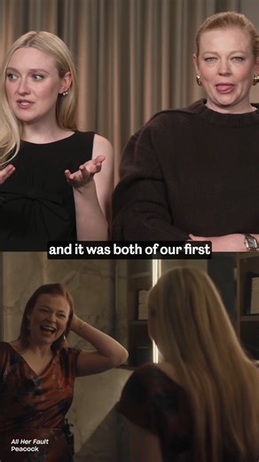 #DakotaFanning and #SarahSnook loved that their first #AllHerFault scene was their one "normal" scene. | Entertainment Weekly