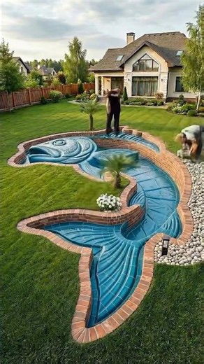 made a fish sweeming pool👌👌👌👌