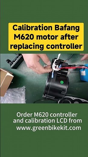 Calibration Bafang M620 G510 motor after replacing the controller