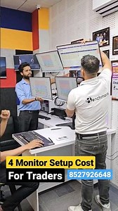 Benchmark Launched New 4 Monitor Trading Setup I Best Tranding Setup For Traders