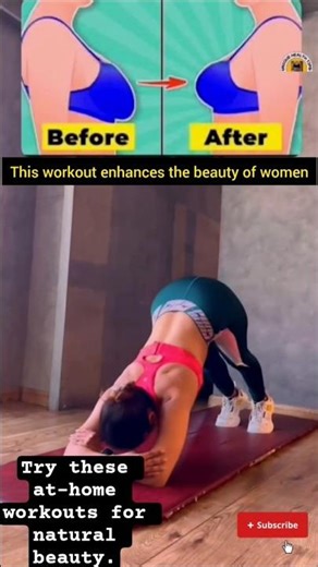 Try these at-home workouts for natural Beauty 😱💦💦🔥 #homeworkout