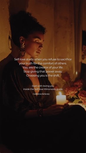 Choosing yourself is the shift. Start the process inside the Self-Love Mirrorwork Guide in profile. #selflove #selfworth #healingjourney #fyp