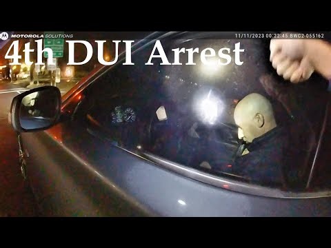 Passed out in traffic - 4th DUI Arrest in New Jersey