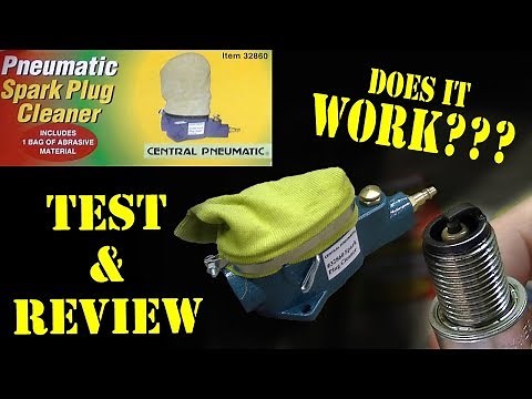 Pneumatic Spark Plug Cleaner (TEST and REVIEW)