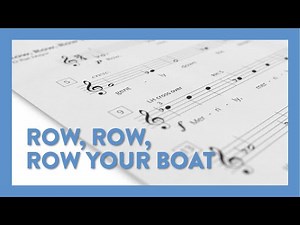 How to Play "Row, Row, Row Your Boat" | Piano Lesson