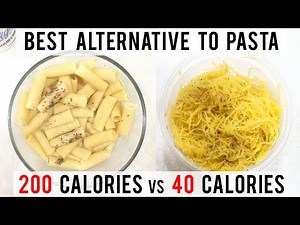Easiest Way To Cook Spaghetti Squash in Oven / A Great Low Calorie, Low Carb Alternative to Pasta