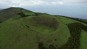 Drone footage shows Azores centuries-old volcanic craters