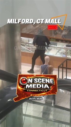 🚔Masked Suspects Armed With Hammers Robbery | Macy’s | Milford Mall🚔 @11:45 AM PM 01/18/2026- OSM received several messages reported some sort of incident at Macy’s in the Milford Mall on the evening of 01/17/2026. Reports of loud bangs and smashing glass, people screaming and running. OSM also received an anonymous video tip seen in clip attached. Milford CT Police Department or the Mall have not released any information that we can see at this time. Reported that the 2-3 masked males came in