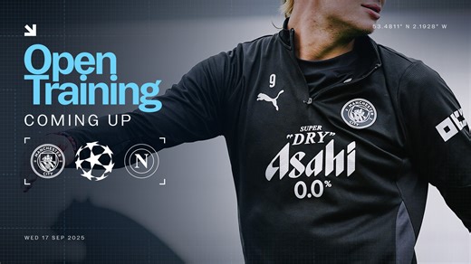Open Training: City prepare for Napoli UCL opener