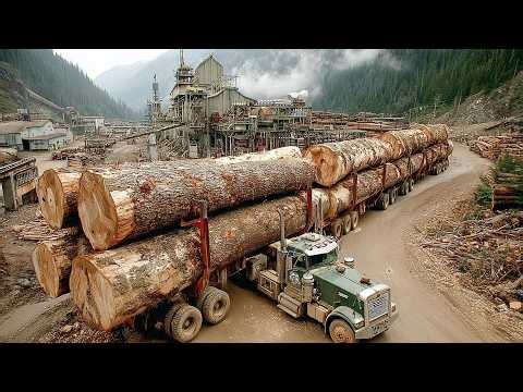 From Alpine Water Mills to Modern Yards: Inside European Sawmills Process Millions of Board Feet
