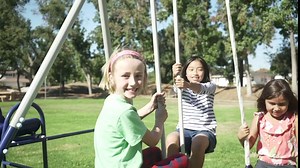 Sportspower Palmview Metal Swing Set with Teeter-Totter, Standing Swing, 5' Slide, Bonus Anchor Kit, Great for Kids Aged 3-8