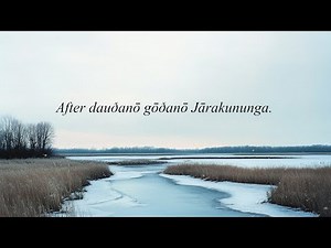 Proto-Norse: "Death of the Year-king" / Urnordiska: "Årkonungens död"