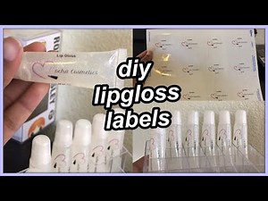 HOW TO MAKE CLEAR STICKER LABELS AT HOME