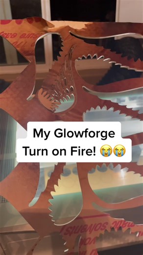 Lección Aprendida: ¡Mi Glowforge se Prendió Fuego! 🔥