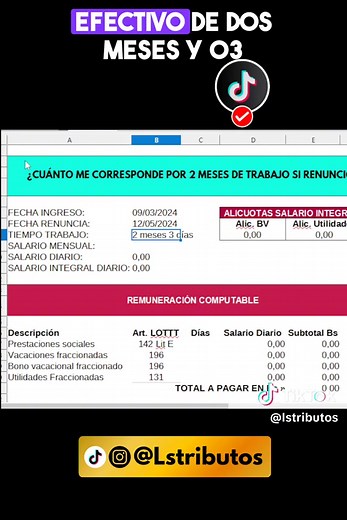Cálculo de liquidación laboral: ejemplo práctico