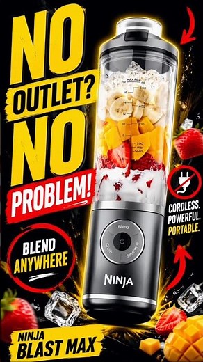 No Outlet? No Problem – Ninja Blast Max Cordless Blender Review Blend | Anywhere