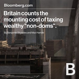 The end of UK tax perks is triggering a mass wealth exodus. Read how at Bloomberg.com. | Bloomberg