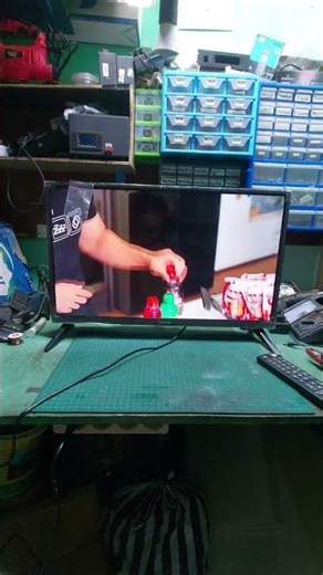 cairr tv led coocaa 24 inch layar blank normal kembali #shorts