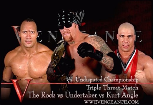 (Almost) 5-Star Match Reviews: The Undertaker vs. Kurt Angle vs. The Rock - WWE Vengeance 2002 – TJR Wrestling