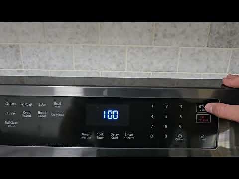 How To Set The Time On A Samsung Stove!
