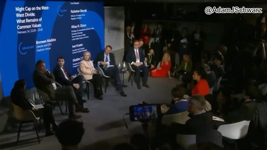 This is excellent. Feb 14, 2026. “What remains of common values” We keep fighting . “BREAKING: In a powerful moment, Hillary Clinton just shredded to pieces Donald Trump’s Ukraine policy. She’s right again.” - @democraticwinsmedia **MSC2026. Securityconference.org. Munich Security Report | Catherine Rust