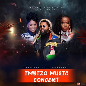 4.5K views · 32 reactions | Imbizo Music Concert by Sjava ️ 11 November 2023 Carnival City, Brakpan JHB ️ Don’t forget to secure your tickets before it’s too late, Tickets are available @computicket , Shoprite and Checkers stores | Thikho Events | Facebook