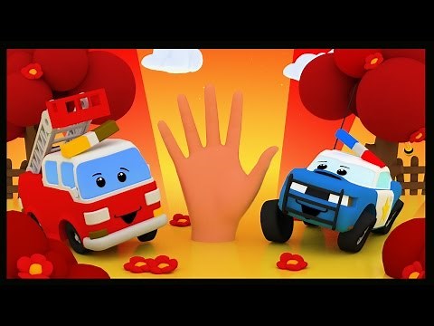 La famille des doigts - Comptines avec les Voitures- Vroum vroum Touni - Finger Family