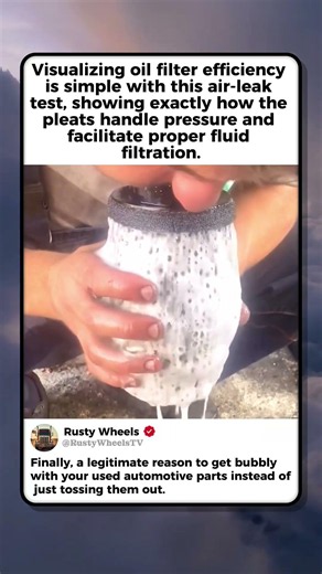 OIL FILTER PLEAT FLOW TEST