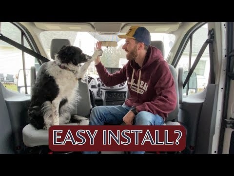 Van Build Part 3 | Swivel Seats with Transit Brake Relocator Kit | DON'T MAKE THESE MISTAKES