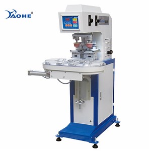[Hot Item] Customized 2 Color Ink Cup Pad Printing Machine with Conveyor