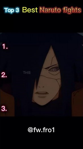 Top 3 Best Naruto fights